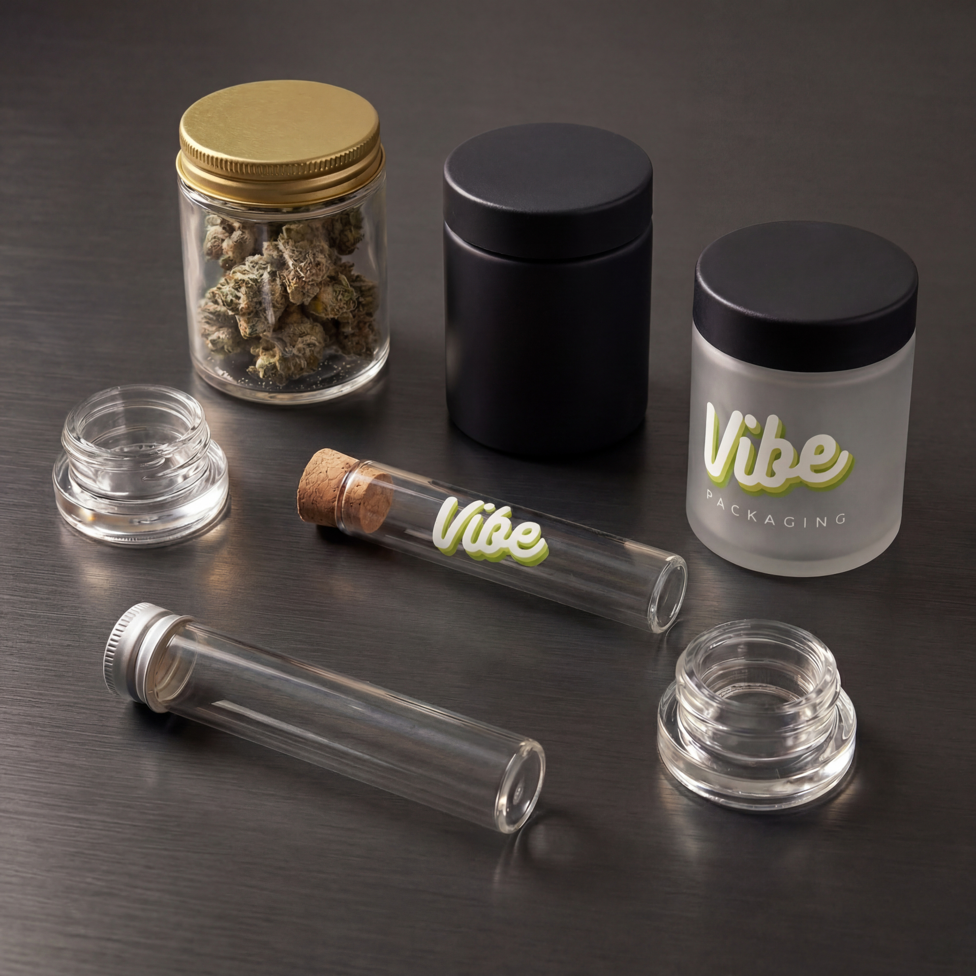 Glass Jars & Tubes