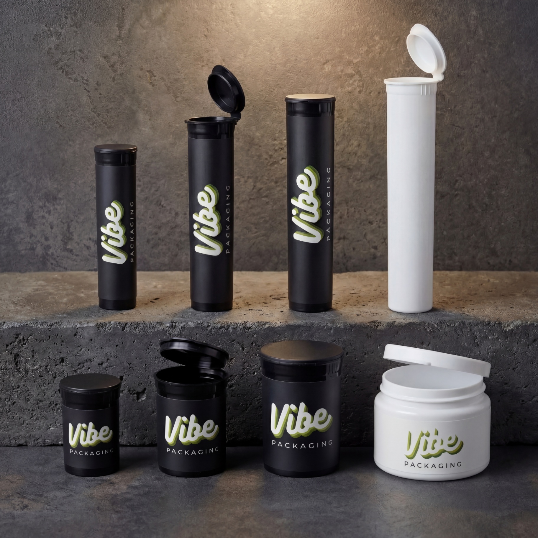 Pop-Top Tubes & Dram Jars